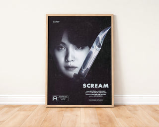 Suga Scream Halloween Movie Poster Print