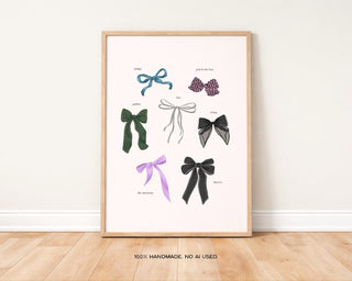 Bangtan Bows Art Print