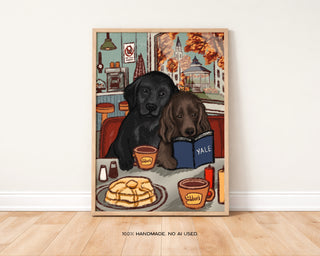 Woof's Diner Print 2 | 2 pups | Digital Download