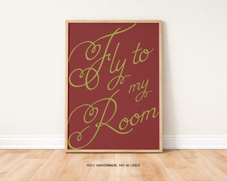 Fly to My Room Art Print | Digital Download