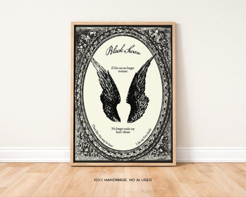 Black Swan Print without a frame