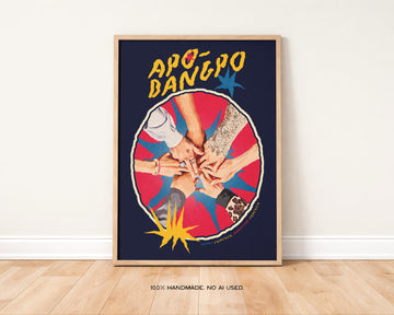 Apobangpo Bangtan Art Print without a frame