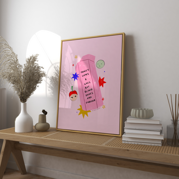 Blind Boxes Are Forever Art Print without a frame