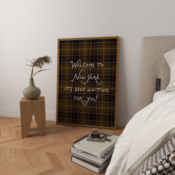 Welcome to NY Art Print without a frame