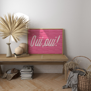 Oui Oui! Art Print