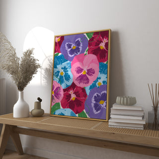 Pansies Print