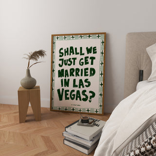 Married in Vegas Art Print DIGITAL DOWNLOAD