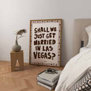 Married in Vegas Art Print DIGITAL DOWNLOAD