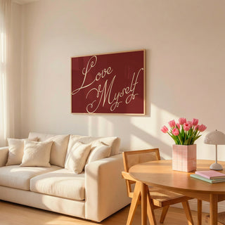 Love Myself Art Print