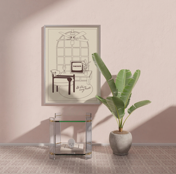 1975 Tour Illustration Art Print without a frame