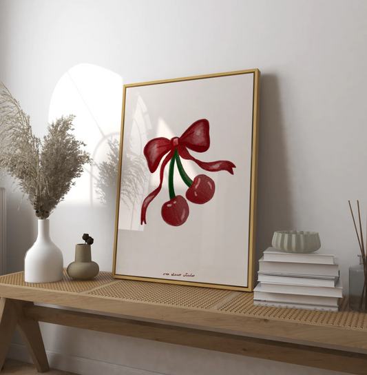 Red Bow Cherries DIGITAL DOWNLOAD
