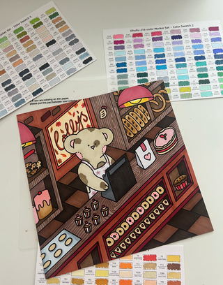 Lolly's Food Adventure Colouring Book