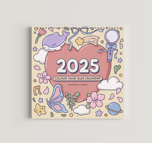 2025 Colour Your Own Calendar