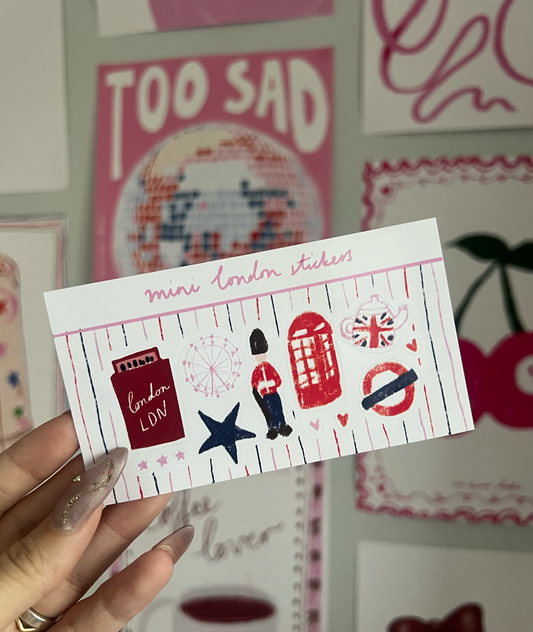 Mini London Sticker Pack