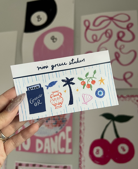 Mini Greece Sticker Pack