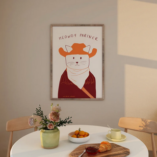 Meowdy Partner Print