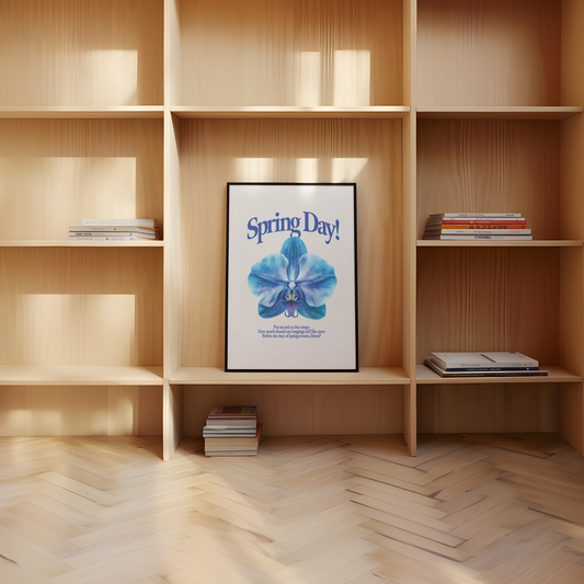 Spring Day Blue Art Print