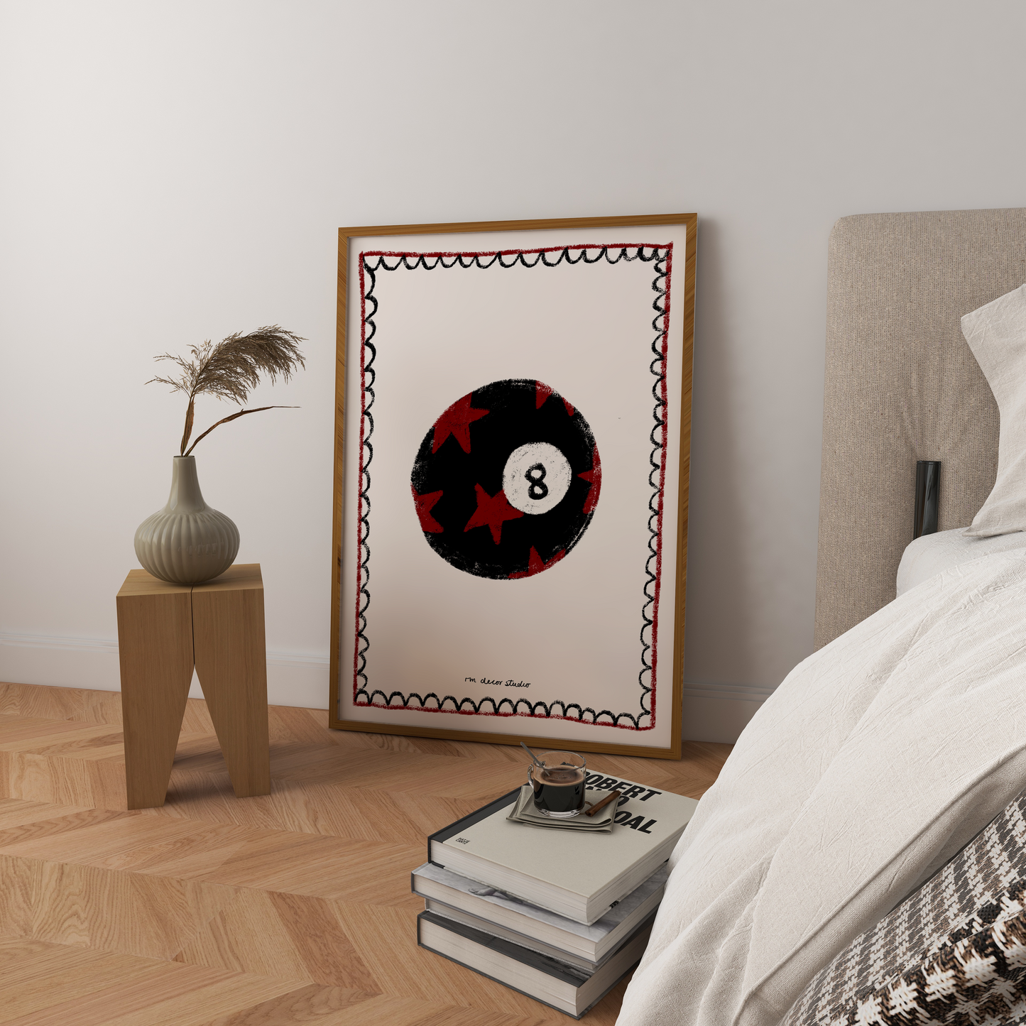 Star 8 Ball Print