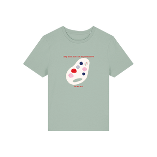 I Cry A Lot But I Am So Productive Fitted Tee