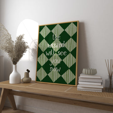 The Wizard Will See You Now Art Print without a frame