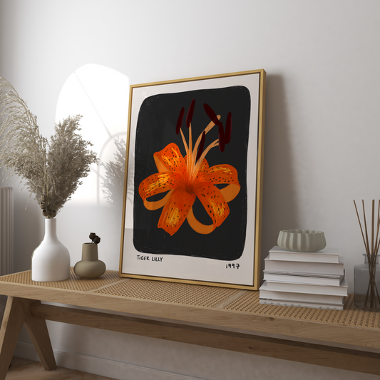 Tiger Lily JJK Birthflower Print