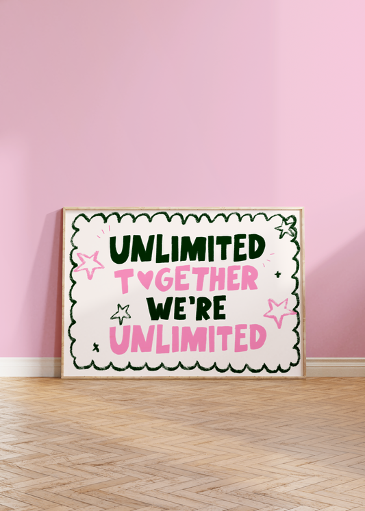 Together We're Unlimited Art Print