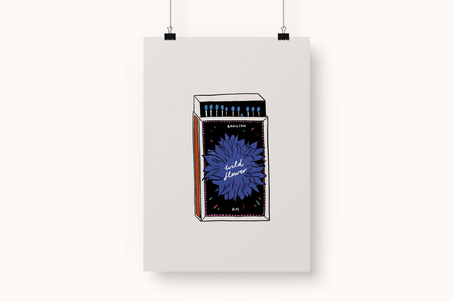 Bangtan Members Matchbox Prints