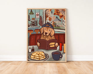 Woof's Diner Autumnal Print
