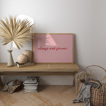 Always and Forever Landscape Art Print without a frame