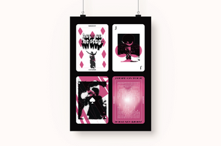Hope On The Stage Deck of Cards Art Print