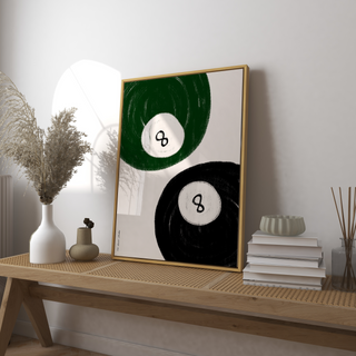 Two 8 Balls Print