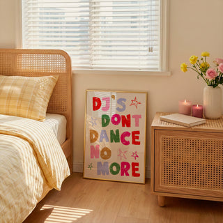 DJs Don't Dance Art Print | Music Inspired Wall Art Print