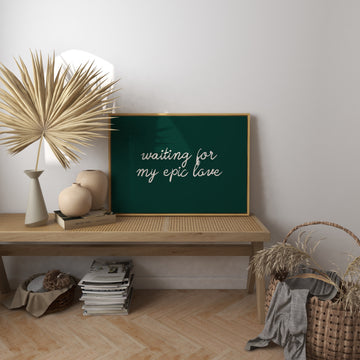 Epic Love Art Print without a frame