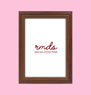 Dark Oak Antique Style Frame