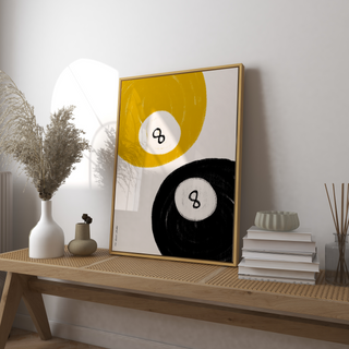 Two 8 Balls Print