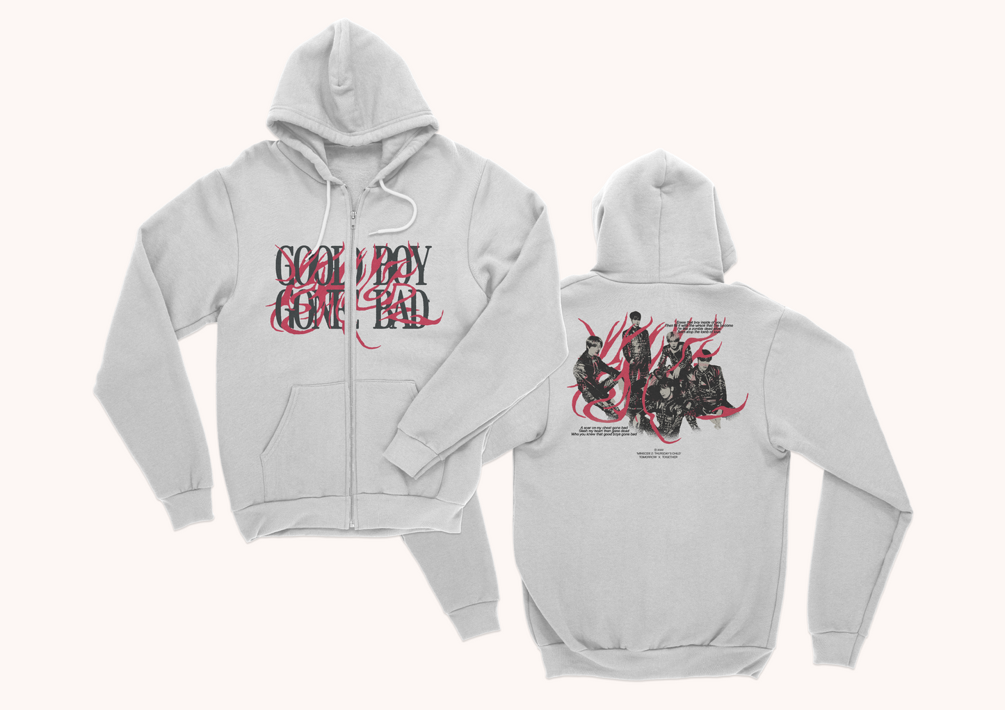 Good Boy Gone Bad Zip Up Hoodie