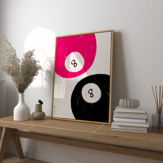 Two 8 Balls Print