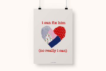 I can fix him print without a frame