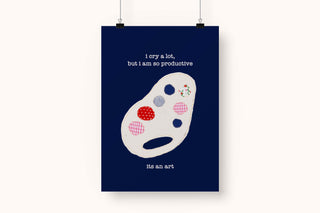 I cry a lot print