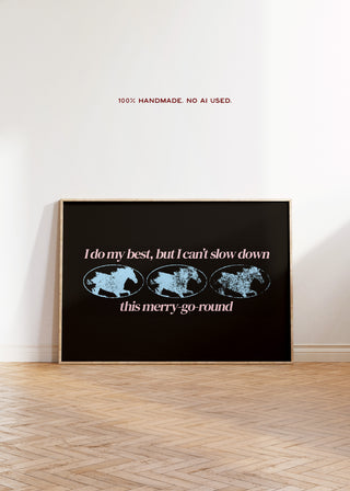 Merry Go Round Art Print
