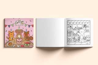 Lolly's Food Adventure Colouring Book