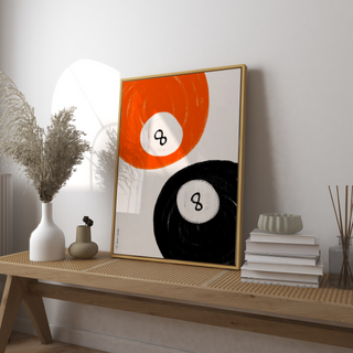 Two 8 Balls Print