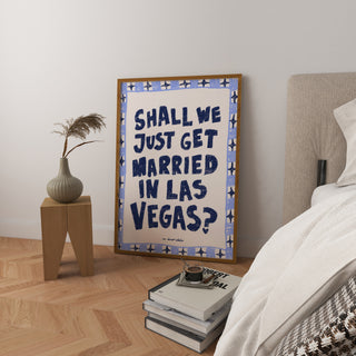 Married in Vegas Art Print