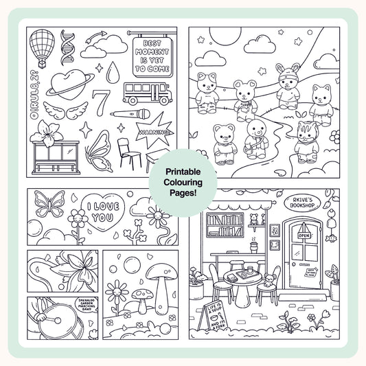 Digital Download - ULTIMATE Colouring Bundle (40 Pages)
