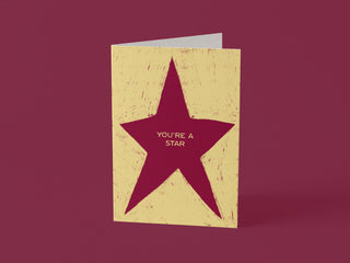 You're A Star Greetings Card