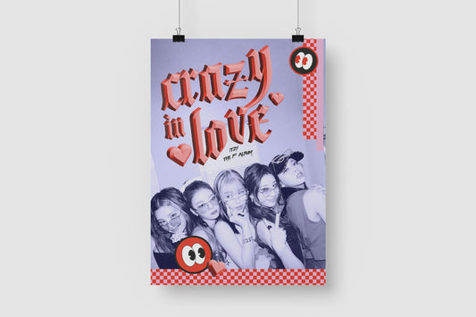 Itzy Crazy in Love Art Print