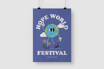 J-Hope Hope World Art Print without a frame