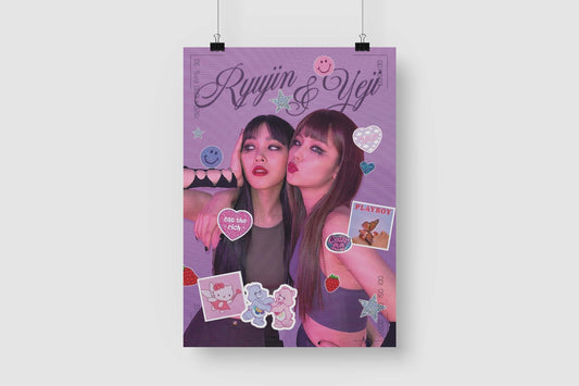 Ryujin and Yeji Itzy Art Print