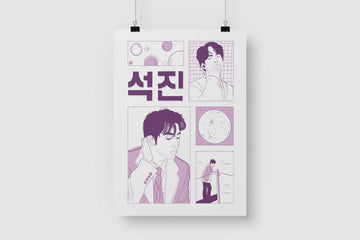 Jin Illustration Art Print without a frame