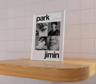Bangtan Minimalistic B&W Art Prints Poster